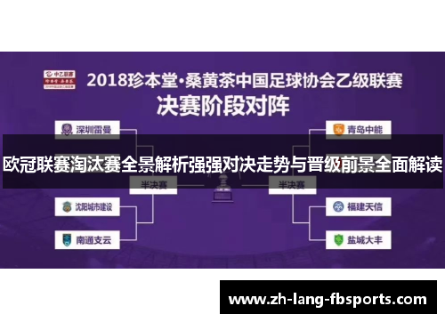 欧冠联赛淘汰赛全景解析强强对决走势与晋级前景全面解读
